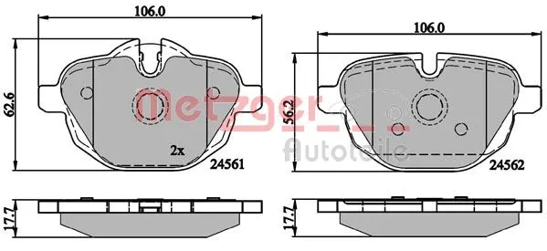 Brake Pad Set, disc brake