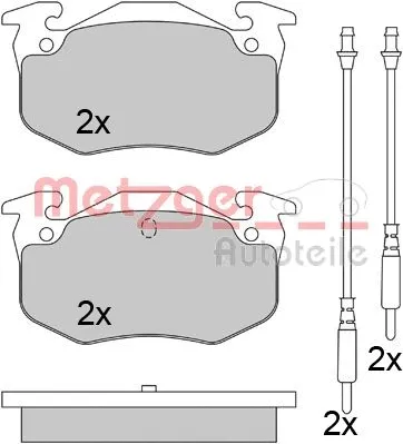 Brake Pad Set, disc brake (1170624)