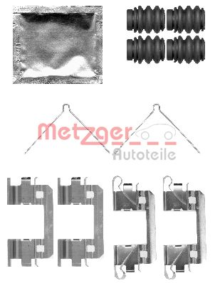 Accessory Kit, disc brake pad (109-1811)