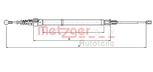 Cable Pull, parking brake (10.7139)