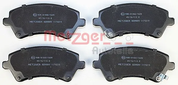 Brake Pad Set, disc brake (1170219)