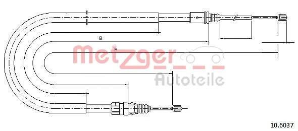 Cable Pull, parking brake (10.6037)
