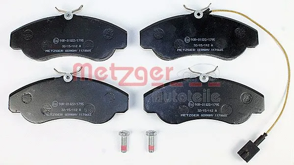 Brake Pad Set, disc brake (1170665)