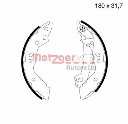 Brake Shoe Set (MG 575)