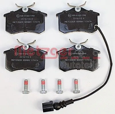 Brake Pad Set, disc brake (1170174)