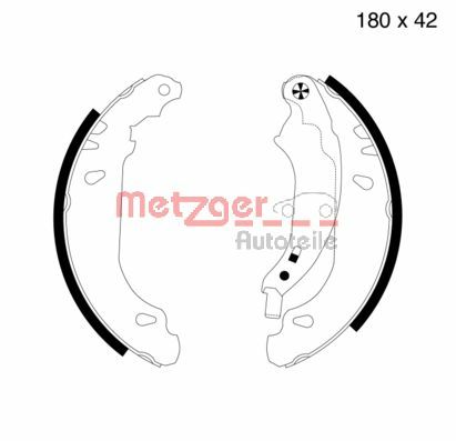 Brake Shoe Set (MG 715)