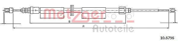 Cable Pull, parking brake (10.6796)