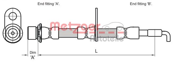 Brake Hose (4110001)