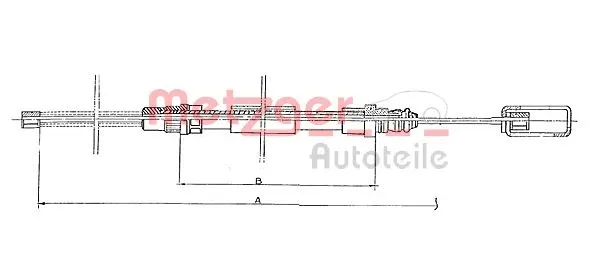 Cable Pull, parking brake (11.6762)
