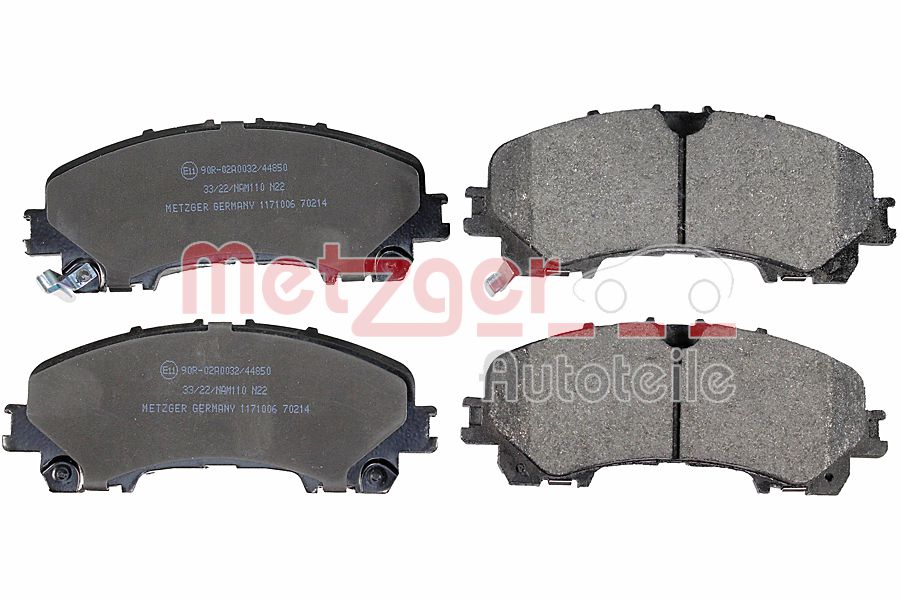 Brake Pad Set, disc brake (1171006)