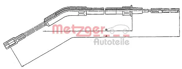 Cable Pull, parking brake (10.702)
