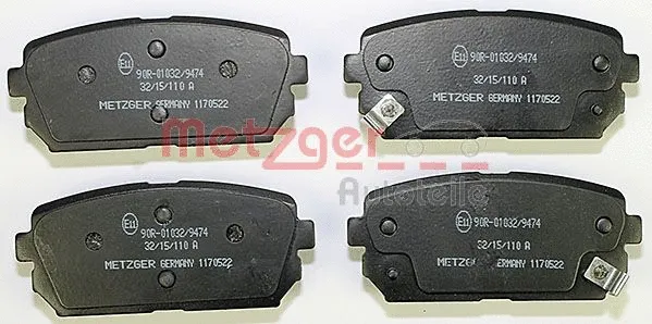 Brake Pad Set, disc brake (1170522)