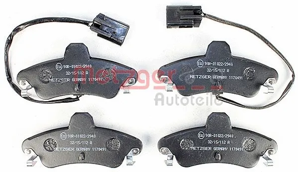 Brake Pad Set, disc brake (1170491)