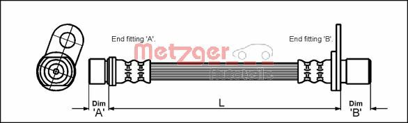 Brake Hose (4112180)