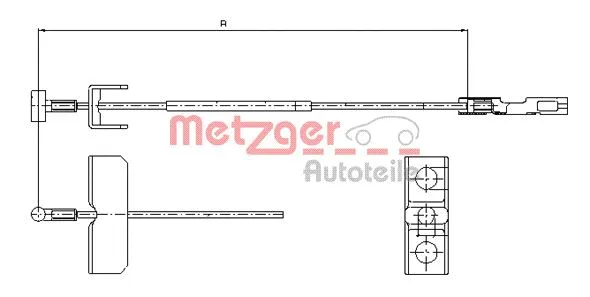 Cable Pull, parking brake (11.6803)
