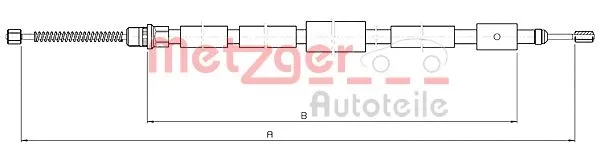 Cable Pull, parking brake (10.6032)