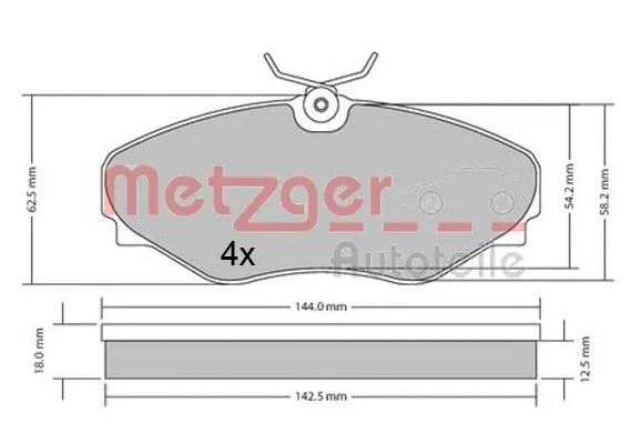 Brake Pad Set, disc brake