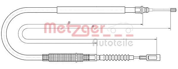Cable Pull, parking brake (10.4728)