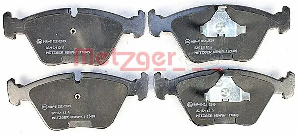 Brake Pad Set, disc brake (1170489)