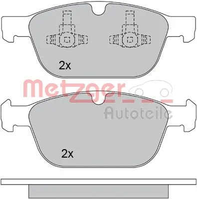 Brake Pad Set, disc brake (1170229)