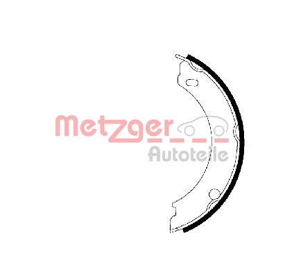 Brake Shoe Set, parking brake (MG 628)