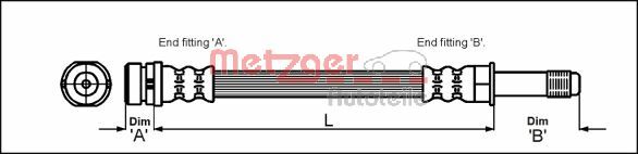 Brake Hose (4114678)