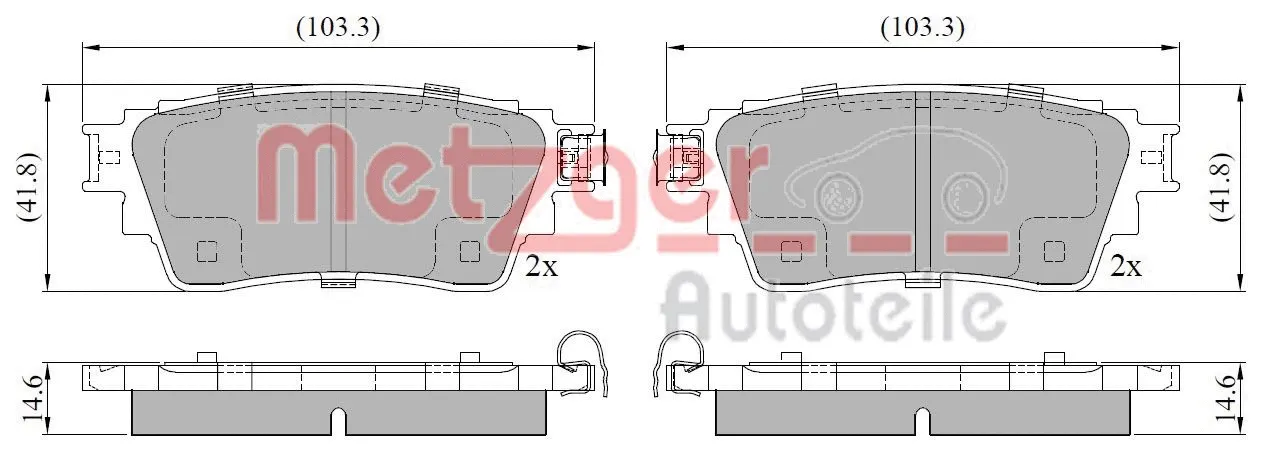 Brake Pad Set, disc brake