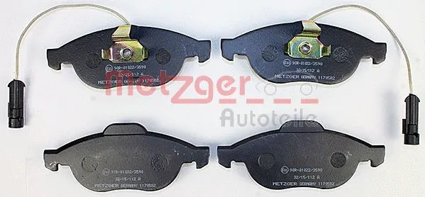 Brake Pad Set, disc brake (1170582)