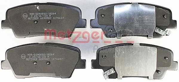 Brake Pad Set, disc brake (1170687)