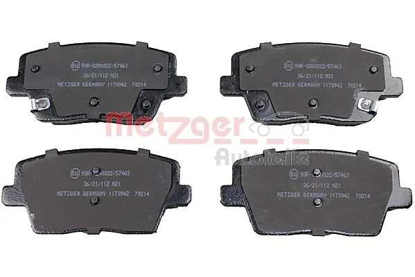 Brake Pad Set, disc brake (1170942)