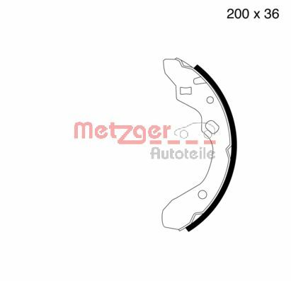Brake Shoe Set (MG 603)