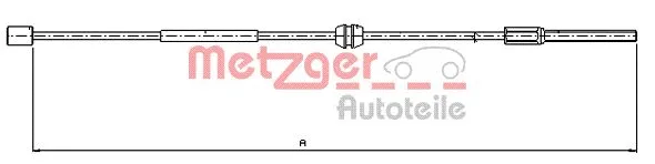 Cable Pull, parking brake (11.5756)