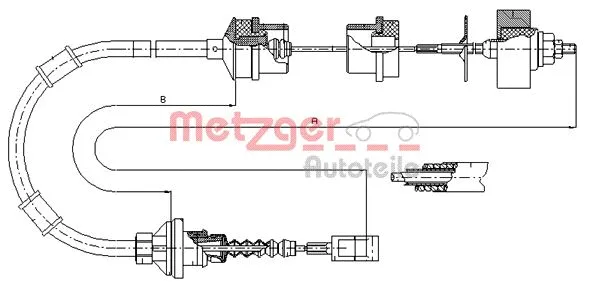 Cable Pull, clutch control (1172.8)