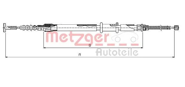 Cable Pull, parking brake (631.10)