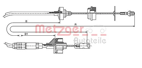 Cable Pull, clutch control (11.2148)
