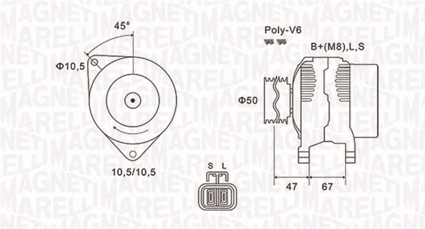 Alternator (063731790010)