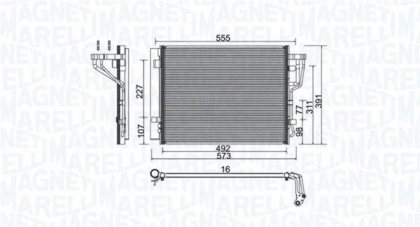 Condenser, air conditioning (350203976000)