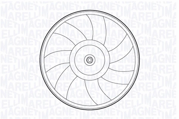 Fan, engine cooling (069422591010)