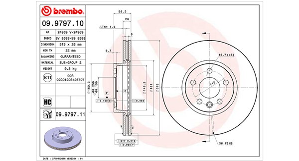 Brake Disc (360406050900)