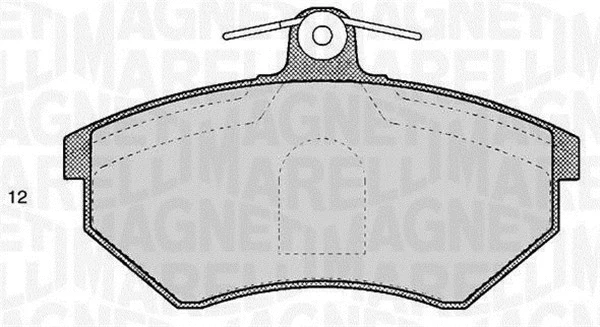 Brake Pad Set, disc brake (363916060806)
