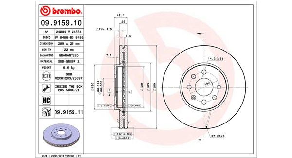 Brake Disc (360406008400)
