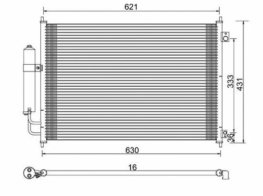 Condenser, air conditioning (359003221210)