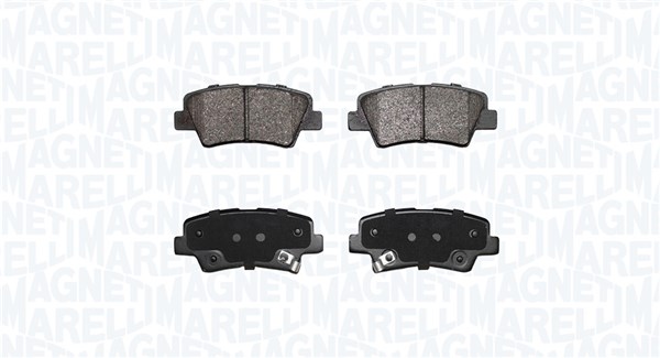 Brake Pad Set, disc brake (363916060852)