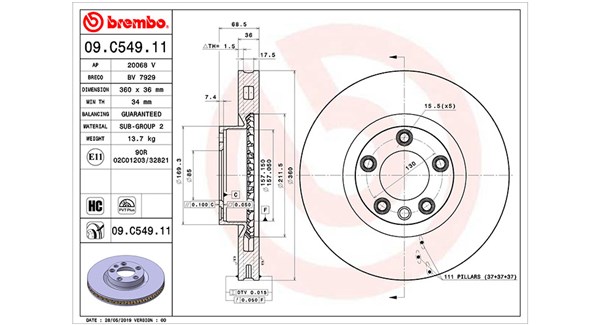 Brake Disc (360406166201)
