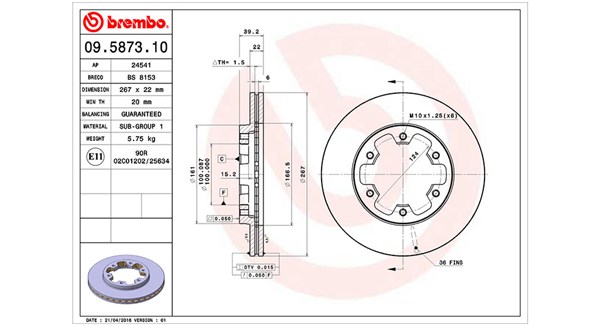 Brake Disc (360406034800)
