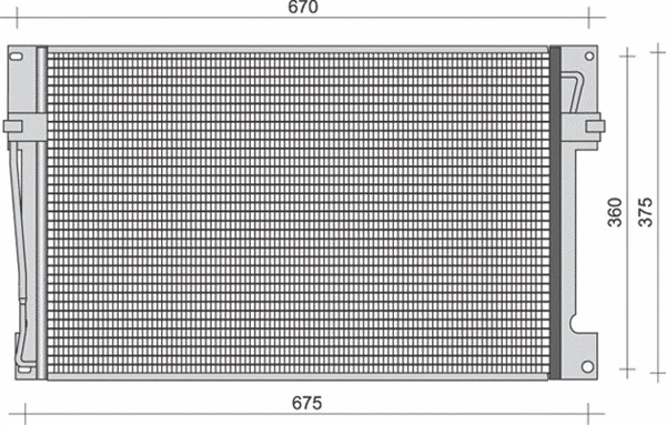 Condenser, air conditioning (350203452000)