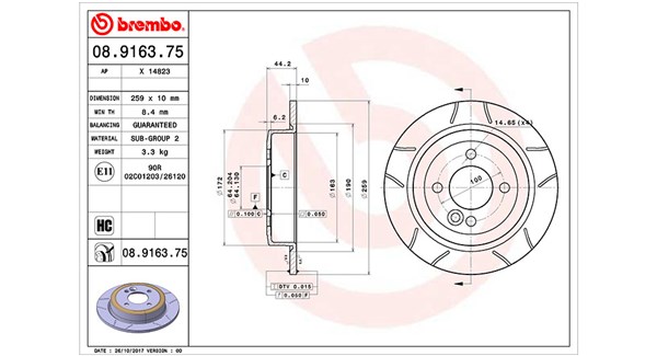 Brake Disc (360406002805)