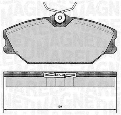 Brake Pad Set, disc brake (363916060377)