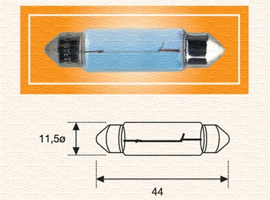 Bulb, licence plate light (009462200000)