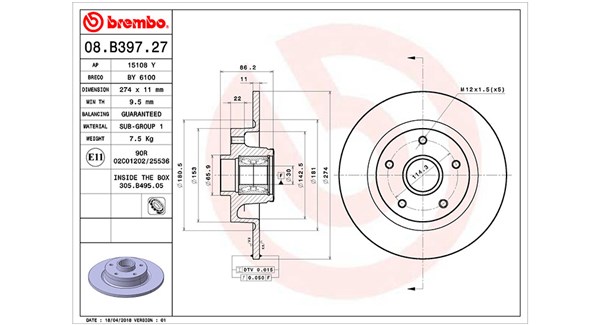Brake Disc (360406136600)